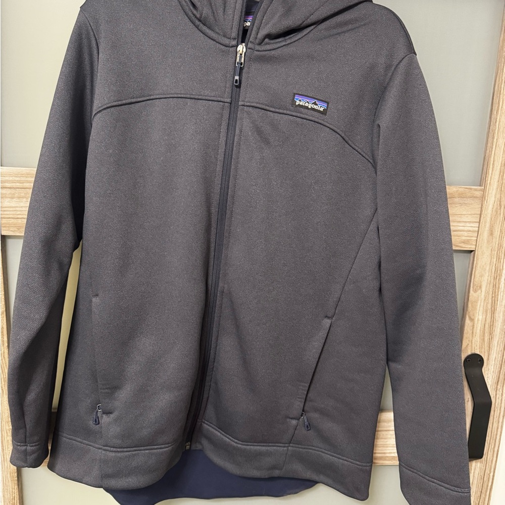 Patagonia Blue Gray Full-Zip Hoodie